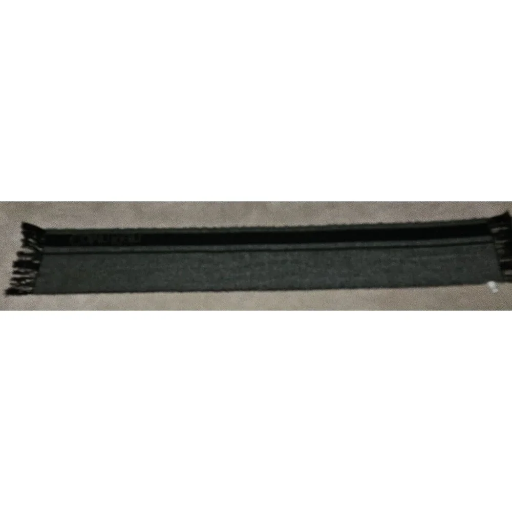 Calvin Klein Scarf Black White Design Spellout Soft Fringe READ